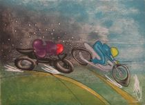 Roberto Matta Chilean 1911 2002 Color lithograph on handmade paper