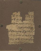 Fragment of a Document on Papyrus A fragment of a