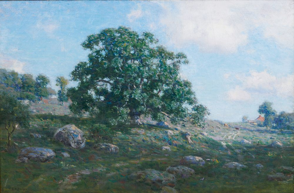 CHARLES H DAVIS American 1865 1933 The Great Oak oil