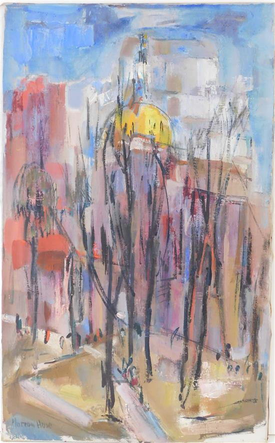 Marion Huse American 1896 1967 The Golden Dome Boston 1959