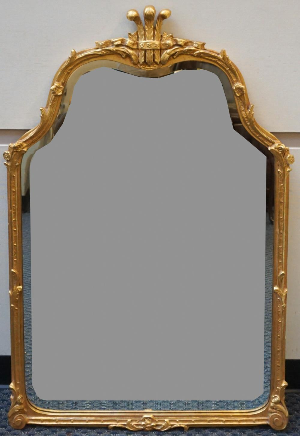 GEORGE III DECORATIVE ARTS INC GILT FRAME BEVEL EDGE MIRROR