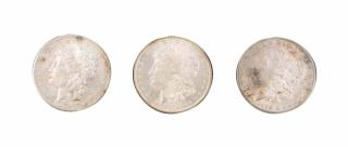 Lotof 3 Morgan Silver Dollars Lot of 5 Morgan Silver