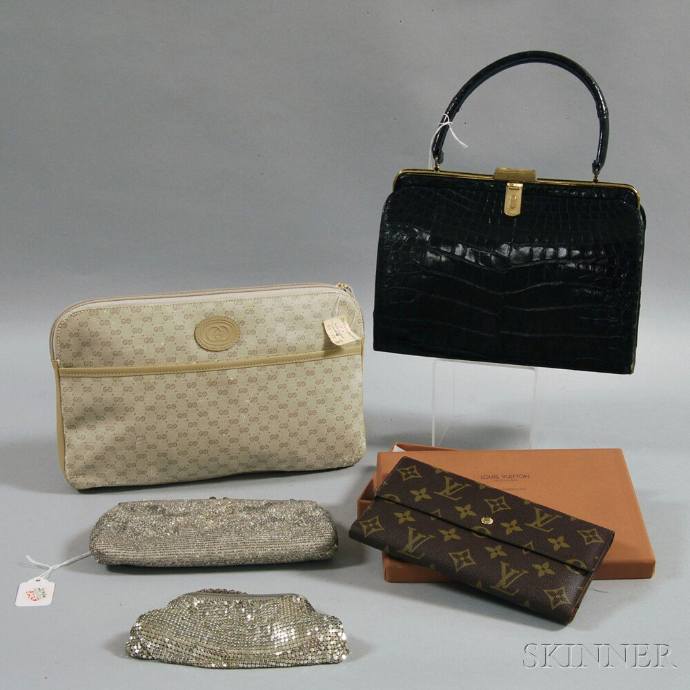 Assorted Group of Lady s Handbags and Cases comprising a