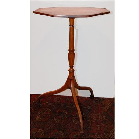 George III Satinwood and Tulipwood Candlestand Estimate 1 000 1