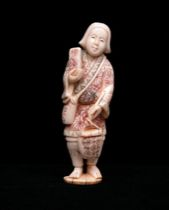 Carved Ivory Figure ca Early Mid 20th Century An exceptionally