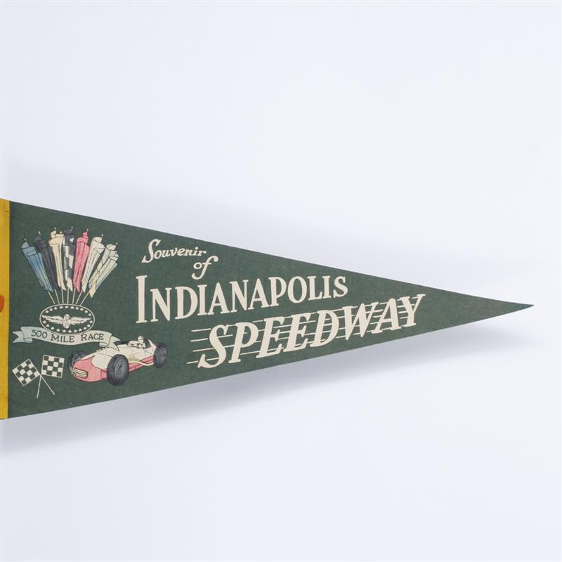 Indianapolis Speedway Pennant 1930 s souvenir of Indianapolis 26 x