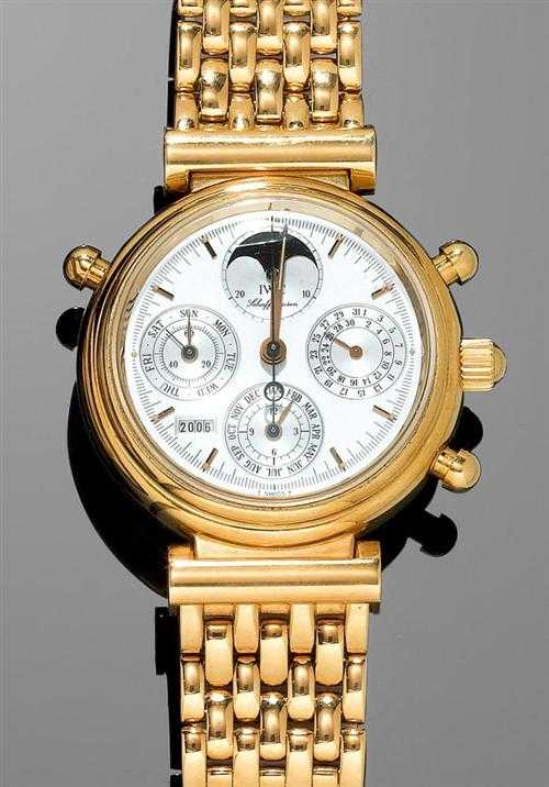 GENTLEMAN S WRISTWATCH IWC DA VINCI CHRONO PERPETUAL CALENDAR AND