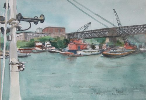 Artist Soderholm Gloria Slavka Senovich Title Allegheny River Date 1983