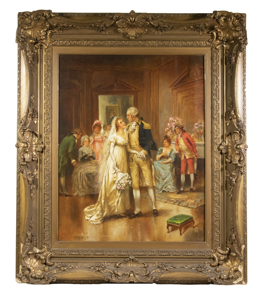 EDWARD PERCY MORAN NY PA 1862 1935 The Marriage of