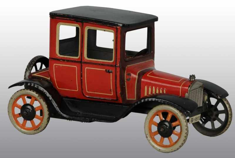 Tin Litho Bing Model T Wind Up Toy Description German