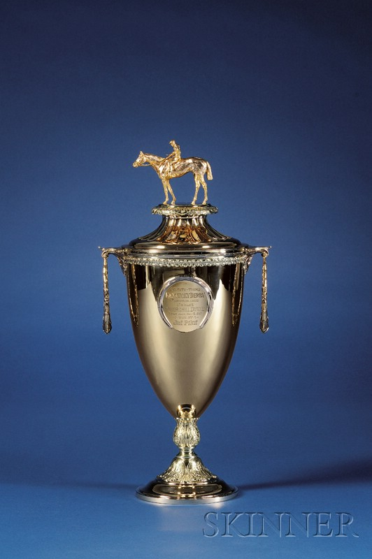 1947 Kentucky Derby Gold Winner s Trophy and Commemorative Mint