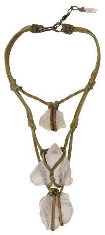 Artisan one of a kind wearable art statement necklace Anothai