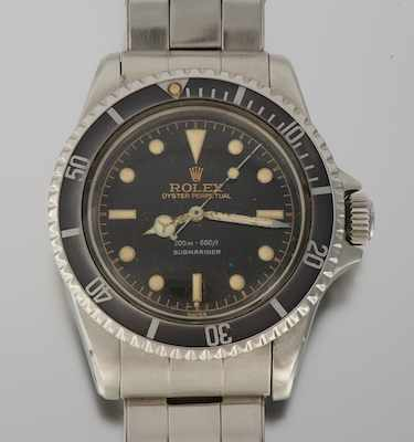 A Gentleman s Rolex Submariner Stainless Steel Watch ca 1960