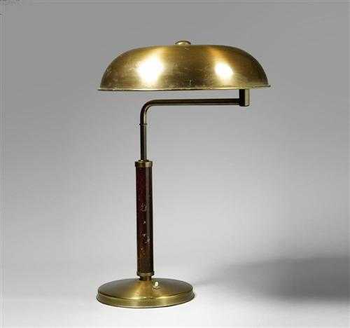 ALFRED M LLER LAMPE DE BUREAU Suisse vers 1935 pour