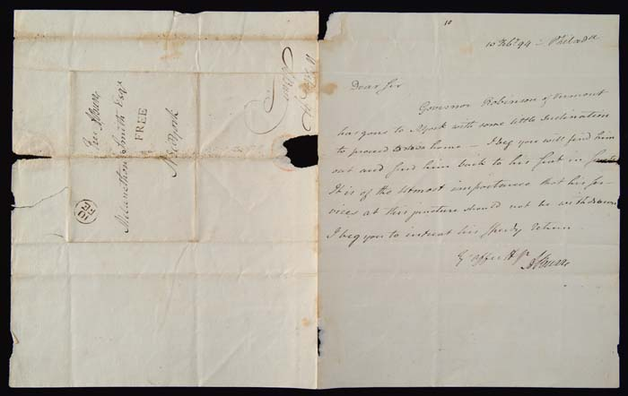 AARON BURR 1756 1836 SIGNED LETTER Political leader Vice President
