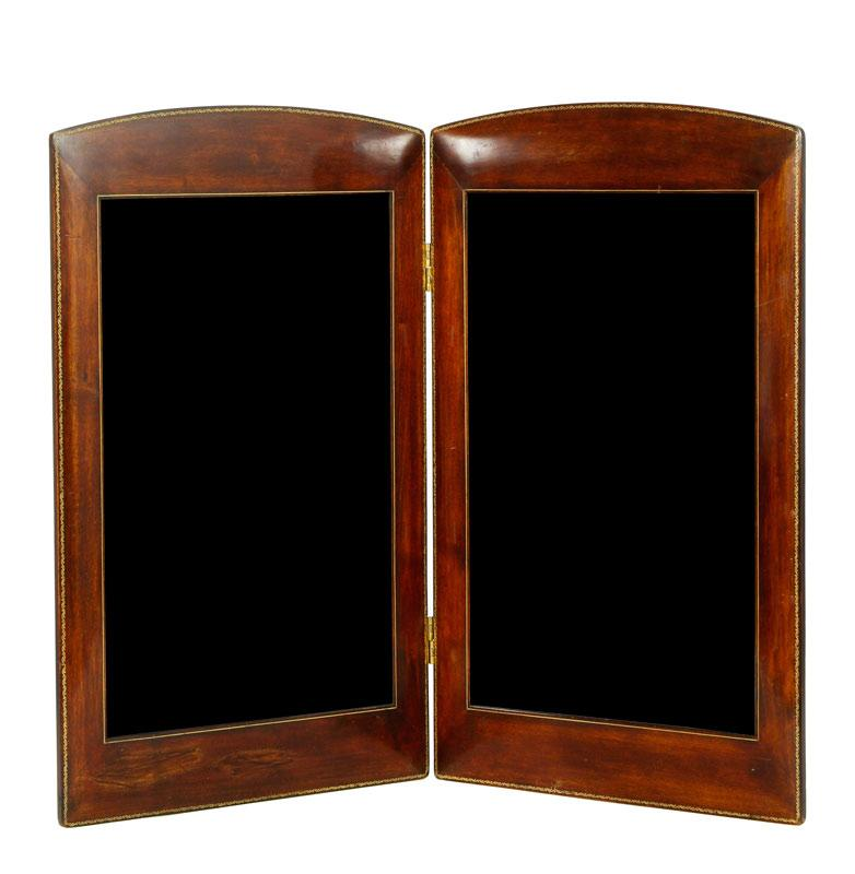 1291 Gilt Decorated Double Frame Double frame with scrolling gilt
