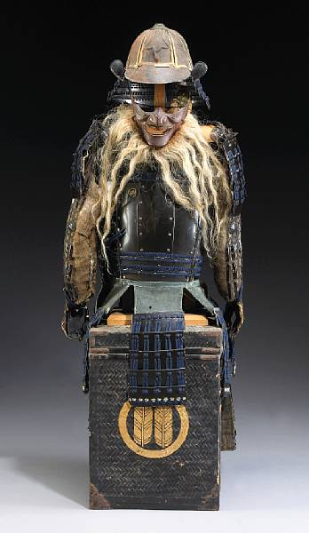 Swords and Kodogu Meiji Taisho Period Including a helmet of