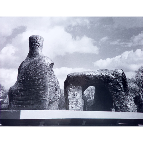 Henry Moore British 1898 1986 Untitled photograph of Henry Moore
