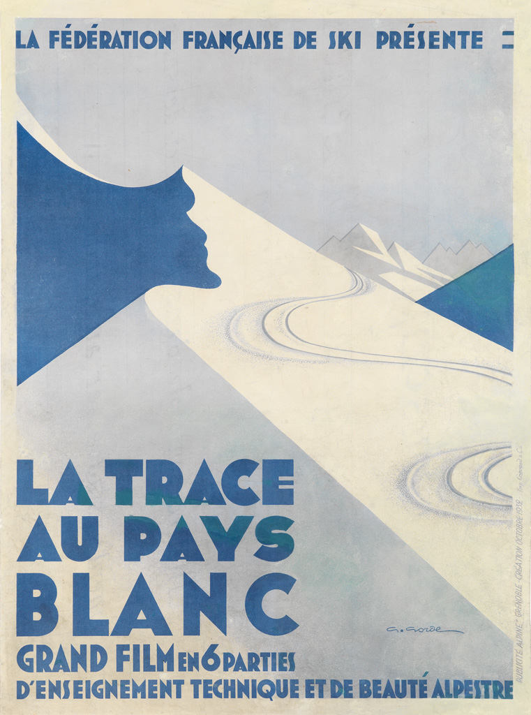GASTON GORDE 1908 1995 LA TRACE AU PAYS BLANC 1932