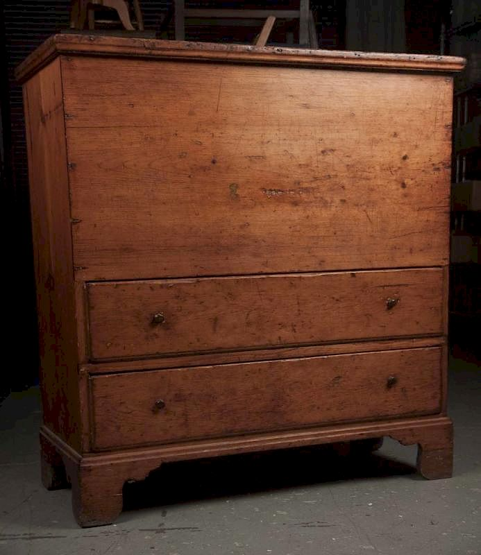 Pine Chest Over Two Drawers Pine chest over two long