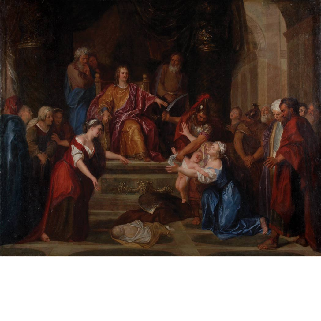 Antoine Coypel French 1661 1722 The Judgment of Solomon Oil