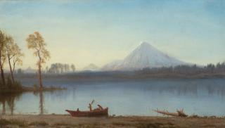 ALBERT BIERSTADT 1830 1902 North Coast Indiansoil on paper laid