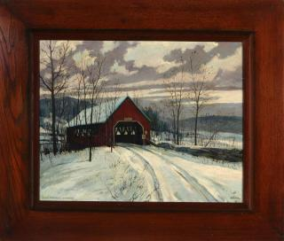 ERIC SLOANE 1905 1985 OIL ON PANEL Eric Sloane 1905