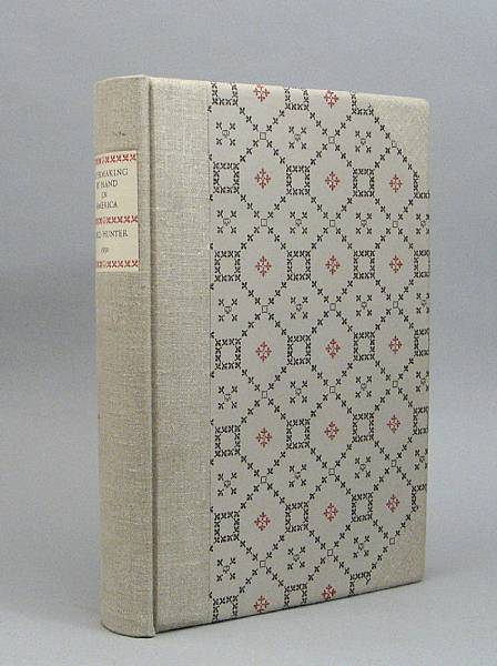 HUNTER DARD 1883 1966 Papermaking by Hand in America Chillicothe