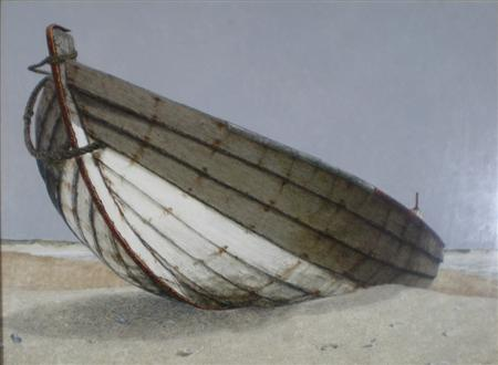 JOHN GARDINER CRAWFORD SCOTTISH B 1941 SANDWAVE Signed oil on
