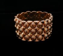 An 18K Gold Retro Bracelet Early Mid 20th Century An