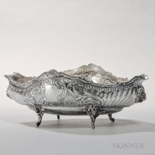 French 950 Silver Center Bowl mid to late 19th century
