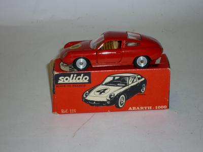 Solido 124 Abarth 1000 boxed including unused transfers E