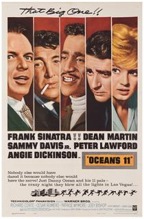 Ocean s Eleven Warner Bros 1960 One sheet 27 x
