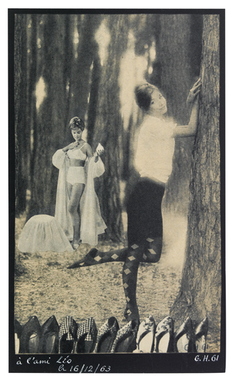 HUGNET GEORGES 1904 1974 En Grande Pompe Collage with photomechanical