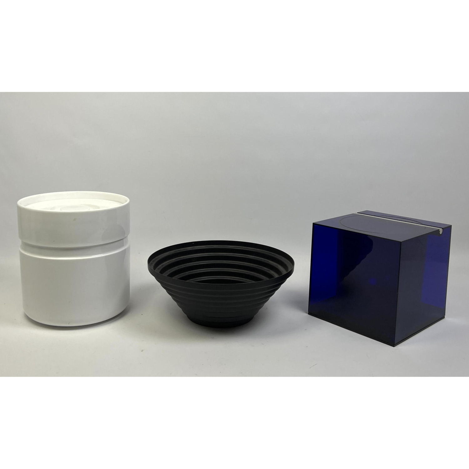 Tableware Lot Alessi bowl Heller canister Cini Nils Milano ice
