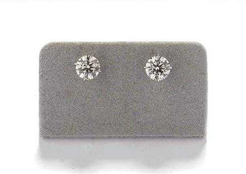 BRILLIANT CUT DIAMOND STUD EARRINGS Platinum 950 Classic stud earrings