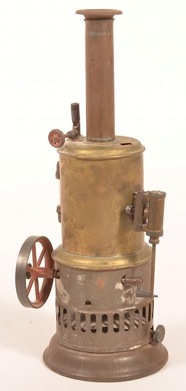 Antique Vertical Steam Engine Toy Antique Vertical Steam Engine Toy