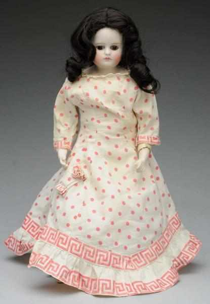 Lovely Early German Fashion Doll Very pale bisque shoulder head