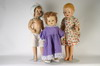 DOLLS Lot of three 1940 s composition dolls including a