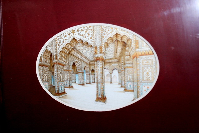 A GROUP OF FOUR PERSIAN OR INDIAN MINIATURES ON IVORY