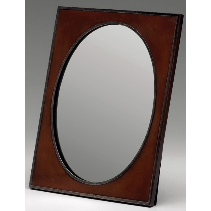 Heintz frame sterling on bronze large form with an applied