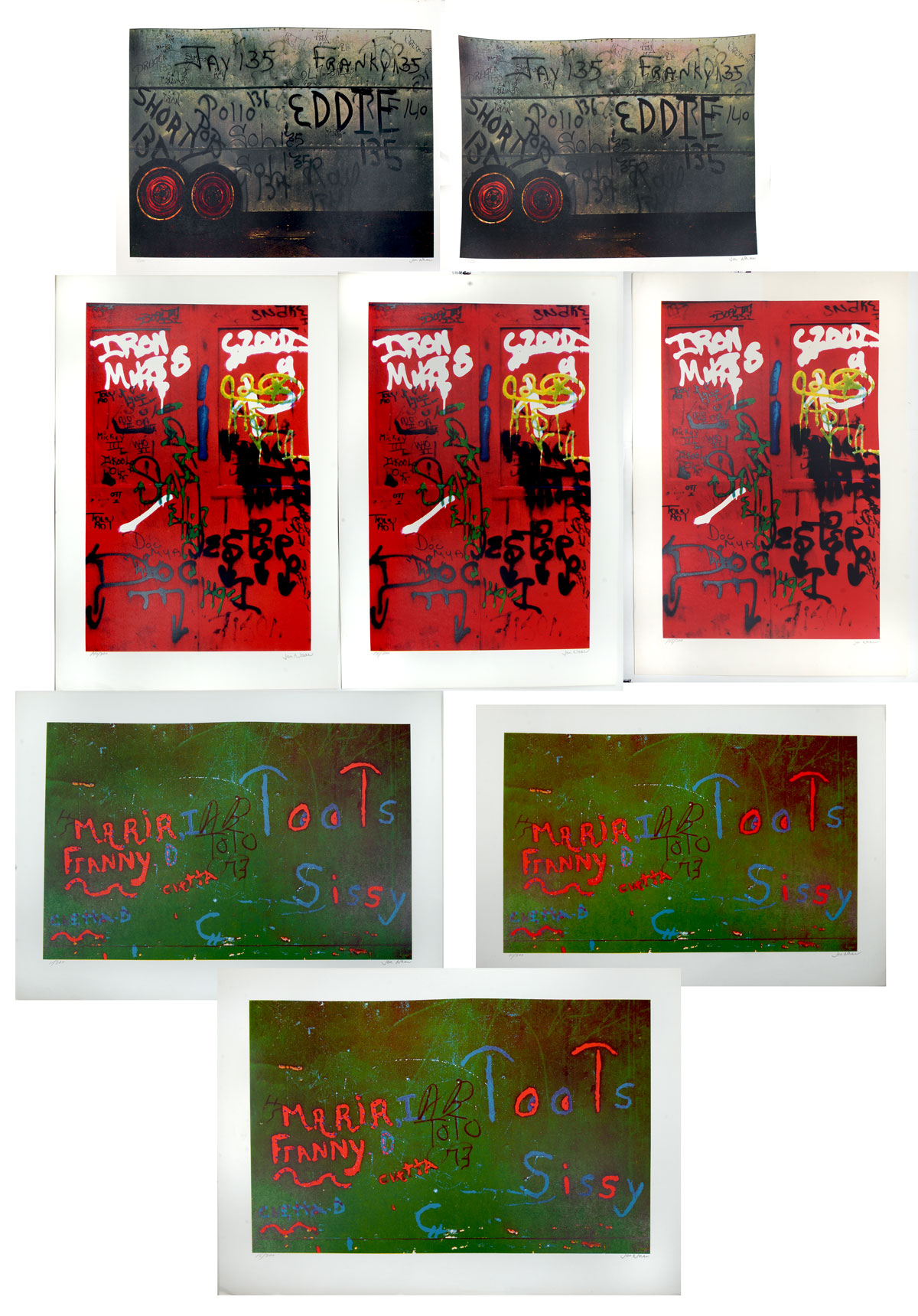 NAAR Jon British 1920 2017 8 Graffiti Themed Prints 1