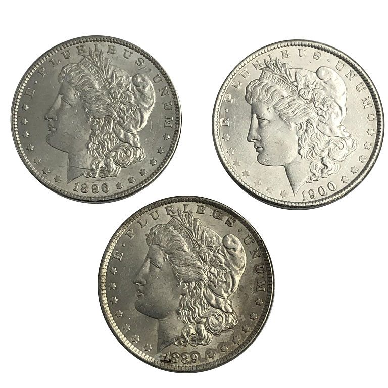 Morgan Silver Dollar Lot 1889 1890 1900 Morgan Dol Lot