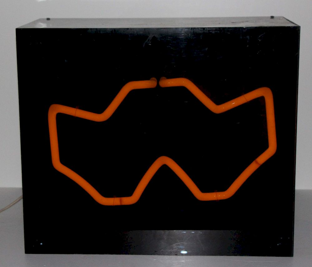 CHRYSSA GREEK 1933 2013 Neon Box From a Rye NY