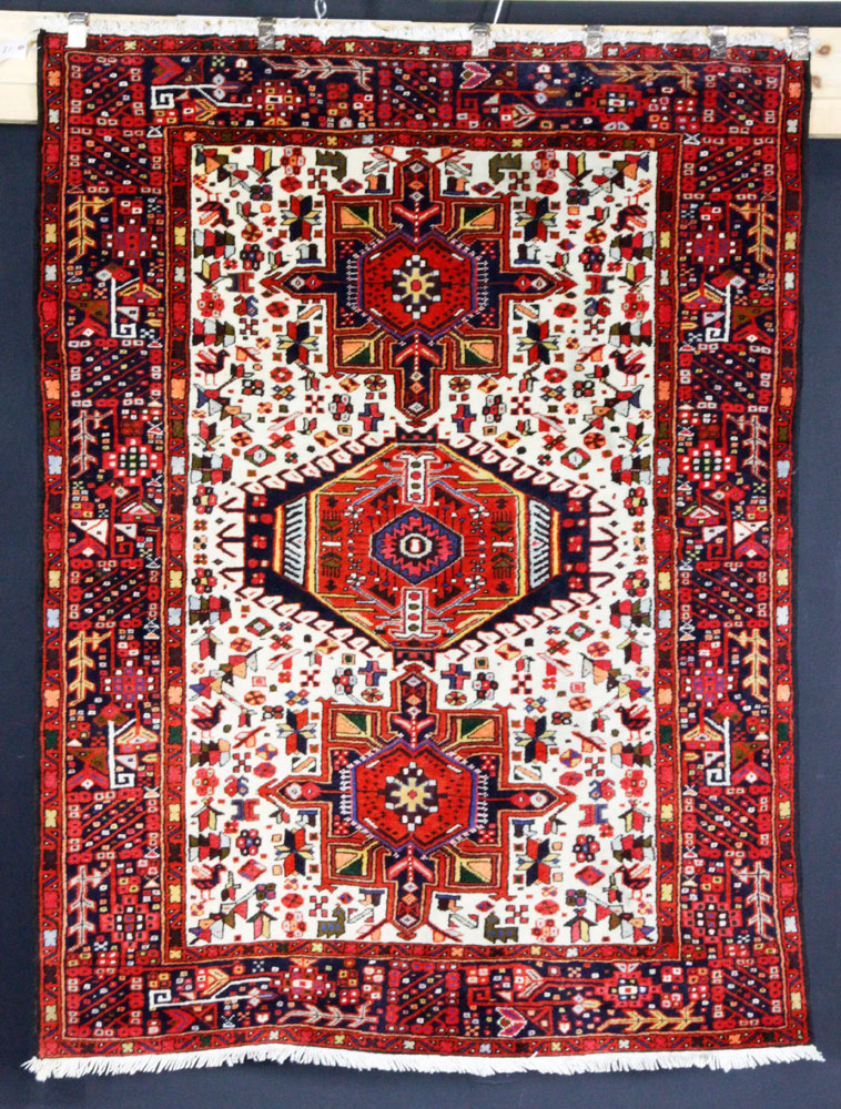 2308 Caucasian Style Persian Rug Caucasian style Persian rug triple