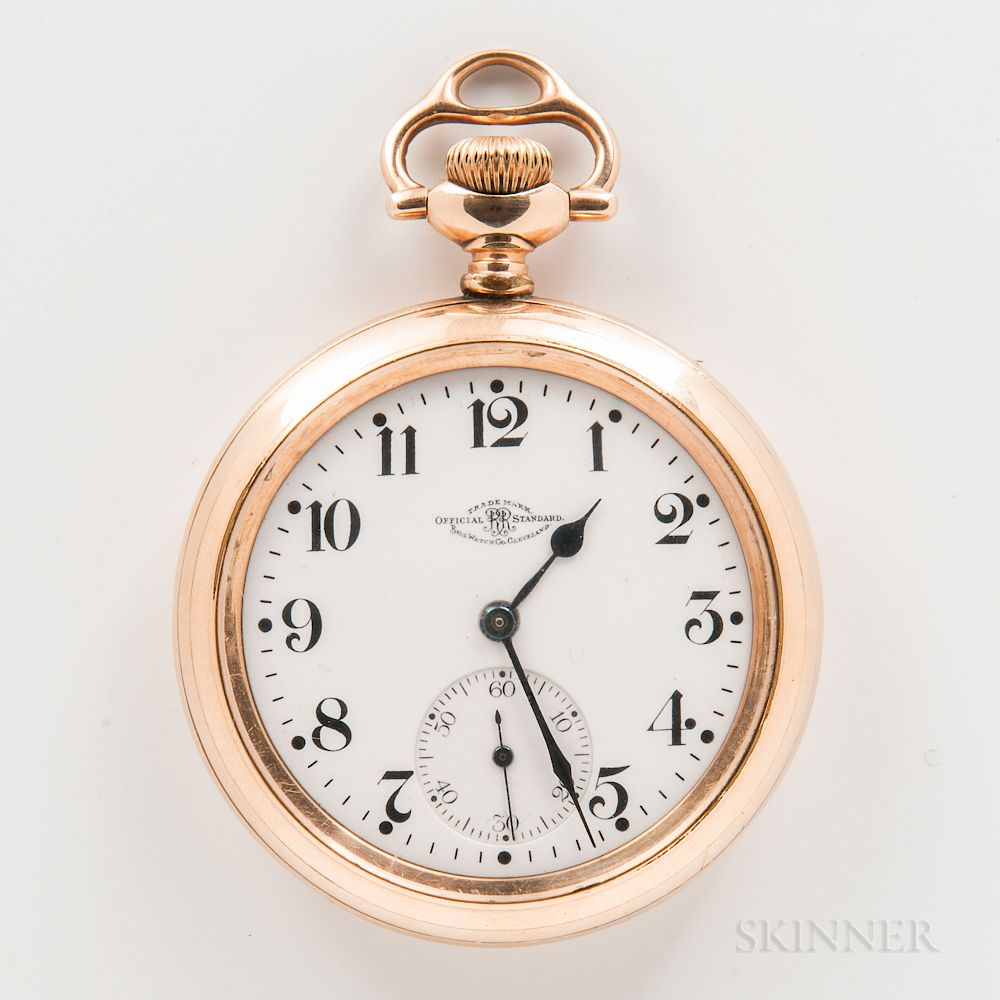 Ball Watch Co Official Railroad Standard Open face Watch Ball