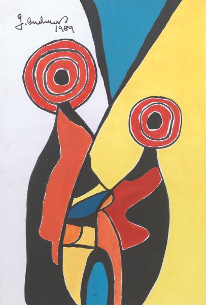 GEORGE ANDREAS AMERICAN B 1938 12 x 8 Unity of