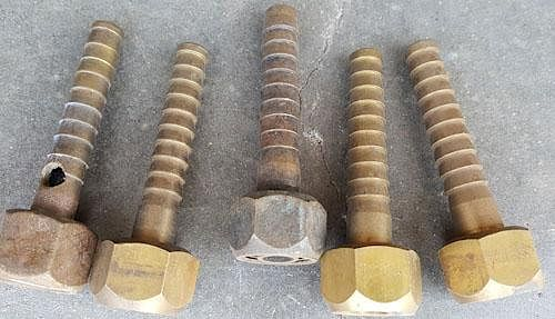 Hose fittings females Item G181 Quantity 5 hose fittings females