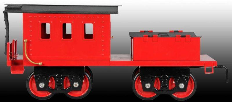 4 Piece Red Pressed Steel Keystone Train Set Description Reproduction