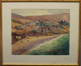 M Witte Marin County California Watercolor M Witte Marin County